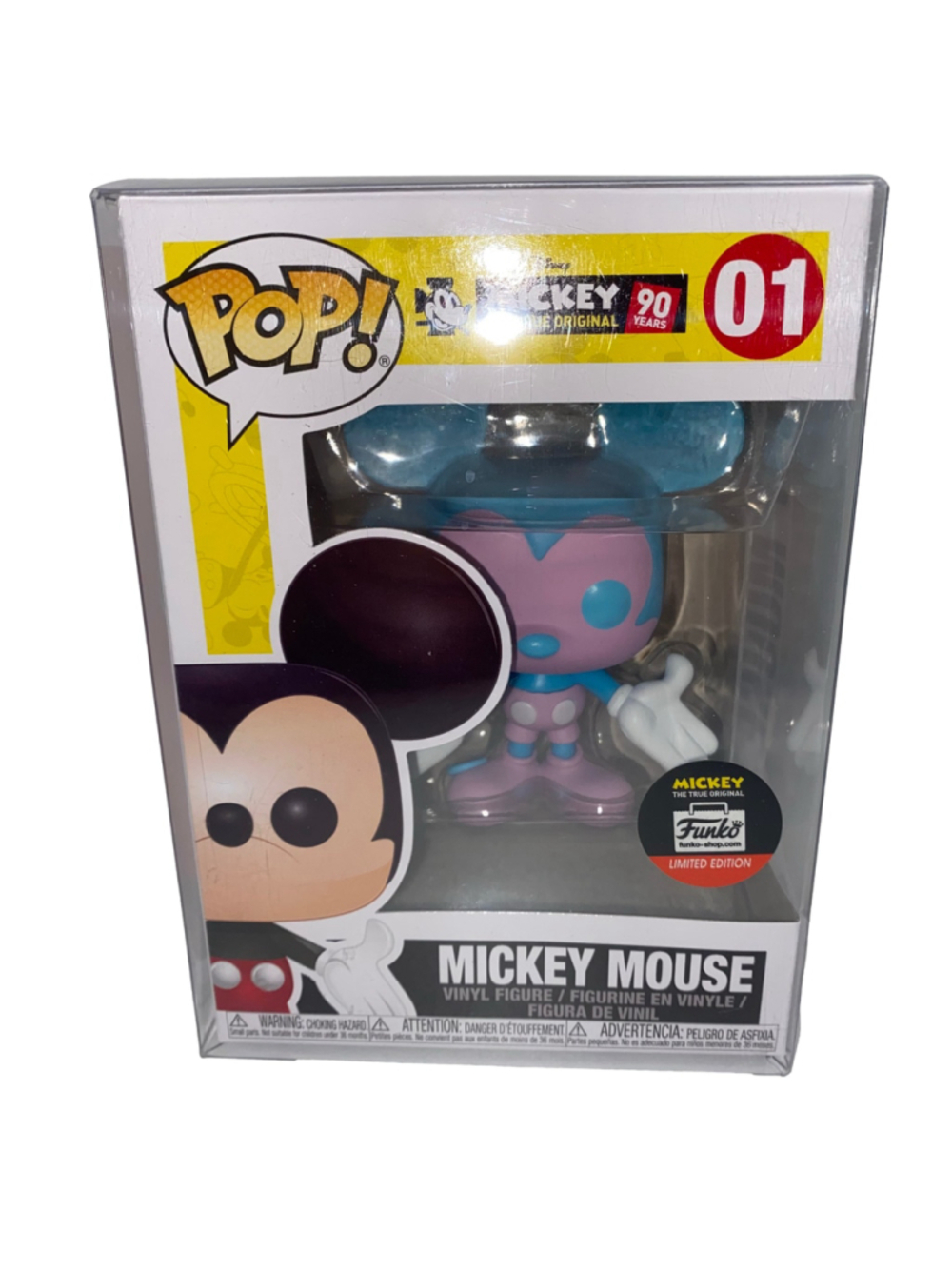 Funko Pop Mickey Mouse True Original 90 years Limited Edition 01 Blue and Pink